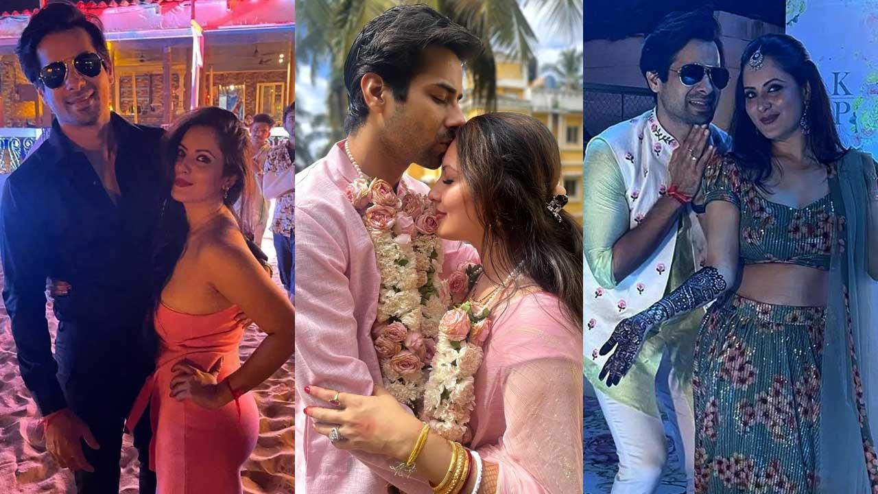 Inside pictures from Puja Banerjee and Kunal Verma's wedding festivities